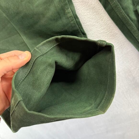 Vintage Levis Jeans FIts 37x30.5 Green 554 Baggy Loose Red Tab USA made Straight - Picture 11 of 14